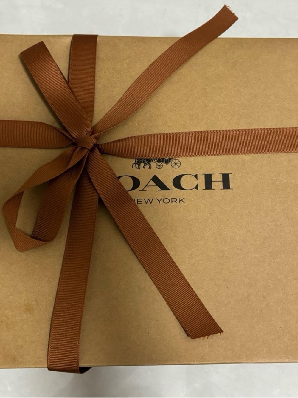 Coach Brown Signature Canvas Gold-Trim Shoulder Bag - Picture 5 of 5